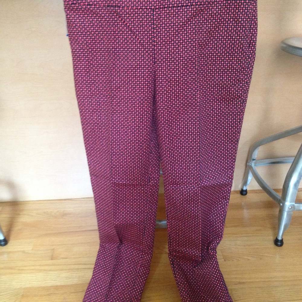 LOFT Patterned Straight Pant - Picture 2 of 5